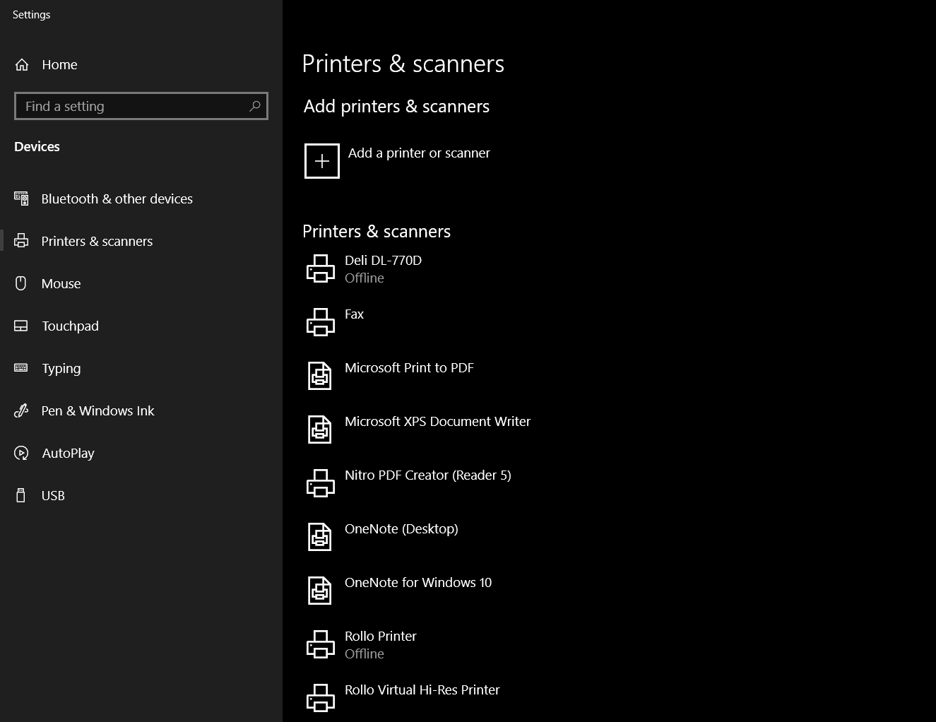 Thermal Printer Setup